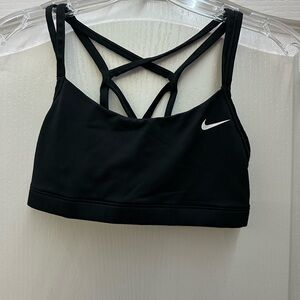 Nike Women's Black Strappy Sports Bra